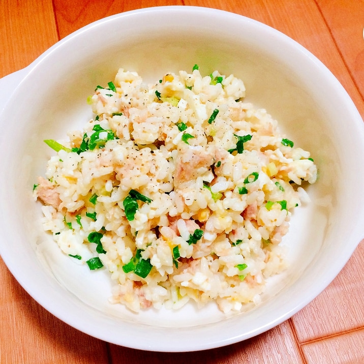 冷やご飯で☆包丁要らずのツナ味噌マヨごはん